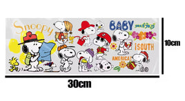 Snoopy Vinyl Bottle Wrap (Or Cut Out Images And Decorate Several Bottle, Cups, Etc.)