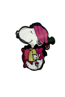 Snoopy Plastic Lenticular Sticker (Over 5" High!) - Sleepy
