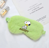 Snoopy Plush and Satin Sleep Mask