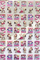 Peanuts Clear-Backed Mini Sticker Set - Snoopy and Belle