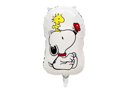 Peanuts 2 - Sided Large Mylar Balloon (Identical Design On Both Sides) - Snoopy and Butterfly (21" High!) - snoopn4pnuts.com