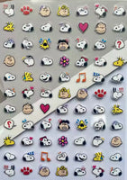 Peanuts Clear-Backed Mini Sticker Set