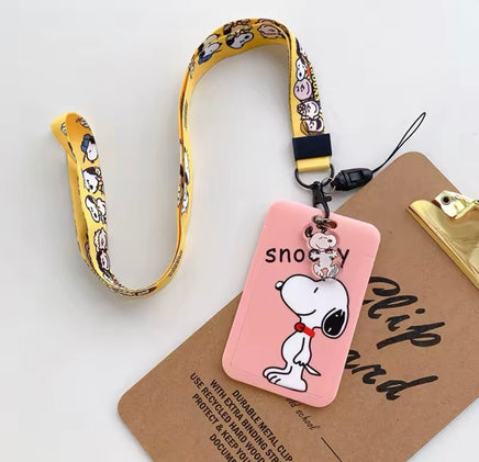 Snoopy Photo ID Case With Removable Lanyard - Great For Teachers, Students, Business and Medical Personnel, Etc. - snoopn4pnuts.com