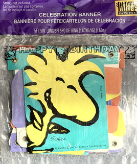 Peanuts Gang Vintage Birthday Party Banner