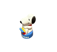 Snoopy Mini Paperweight  - "Love Letters"  (Near Mint/Writing On Felt On Bottom)