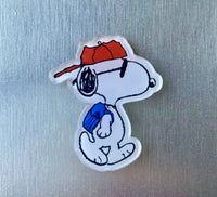 Snoopy Acrylic Magnet - Joe Cool - snoopn4pnuts.com