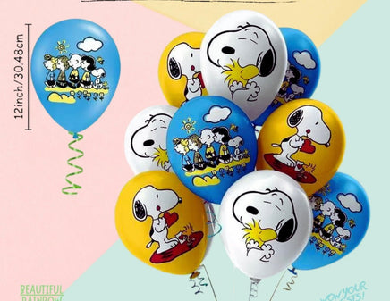 Peanuts Latex Party Balloon - SINGLE (Air Fill/NOT Helium) - snoopn4pnuts.com