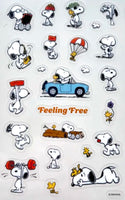 Snoopy Clear-Backed Sticker Set