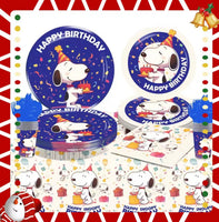 Snoopy Happy Birthday Luncheon / Dessert Plates - snoopn4pnuts.com