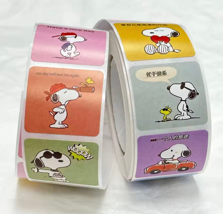 Peanuts 500 - Piece Sticker Roll - snoopn4pnuts.com
