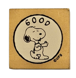 Snoopy Rewards Rubber Stamp (GOOD) - Used But MINT Condition UV