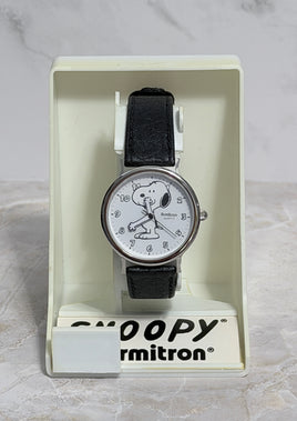 1990 Snoopy Quartz Watch With Moving Hands
