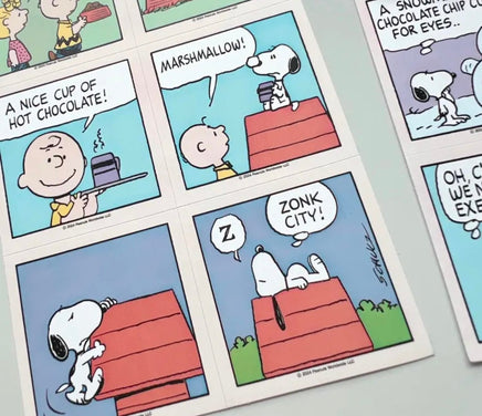 Peanuts Comics Panel Sticker Set - snoopn4pnuts.com