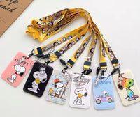 Snoopy Photo ID Case With Removable Lanyard - Great For Teachers, Students, Business and Medical Personnel, Etc.