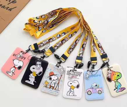 Snoopy Photo ID Case With Removable Lanyard - Great For Teachers, Students, Business and Medical Personnel, Etc. - snoopn4pnuts.com