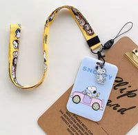 Snoopy Photo ID Case With Removable Lanyard - Great For Teachers, Students, Business and Medical Personnel, Etc. - snoopn4pnuts.com