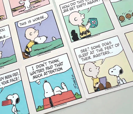 Peanuts Comics Panel Sticker Set - snoopn4pnuts.com