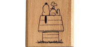 Peanuts Rubber Stamp - Snoopy’s Doghouse