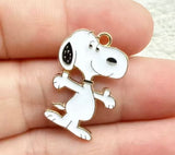 Peanuts Enamel Charm - Here's Snoopy!