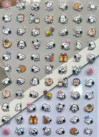 Peanuts Clear-Backed Mini Sticker Set