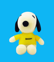 Snoopy Hanging Doll With Tethered Suction Cup - Yellow Shirt