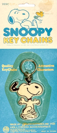 Aviva Key Chain - SNOOPY DANCING (Hang Card Discolored) - snoopn4pnuts.com
