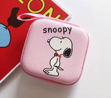 Peanuts Hard Shell Cell Phone / Charging Cable / Ear Buds Case
