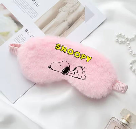 Snoopy Plush and Satin Sleep Mask - snoopn4pnuts.com