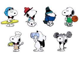 Snoopy Personas Metal and Enamel Pin