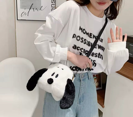Snoopy Padded and Plush Crossbody Purse - snoopn4pnuts.com