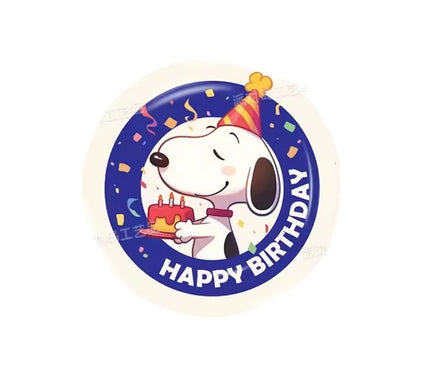 Snoopy Happy Birthday Luncheon / Dessert Plates - snoopn4pnuts.com