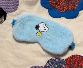 Snoopy Plush and Satin Sleep Mask - snoopn4pnuts.com
