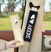 Snoopy Plush Seat Belt Pad Set