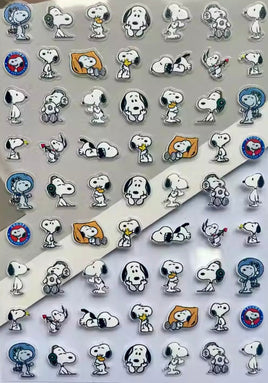 Peanuts Clear - Backed Mini Sticker Set - Snoopy Personas - snoopn4pnuts.com