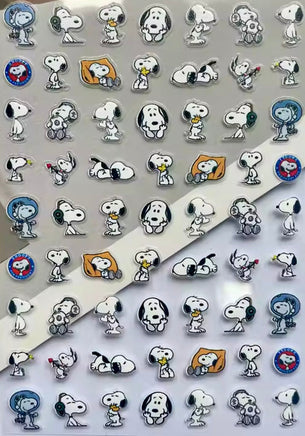 Peanuts Clear - Backed Mini Sticker Set - Snoopy Personas - snoopn4pnuts.com