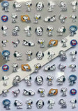 Peanuts Clear-Backed Mini Sticker Set - Snoopy Personas