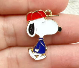 Peanuts Enamel Charm - Coach Snoopy - snoopn4pnuts.com