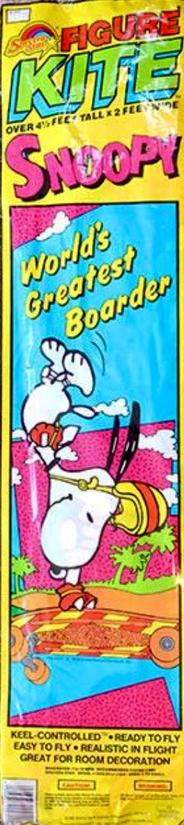 Snoopy Delta Wing Kite - Skateboard