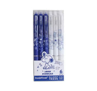 Peanuts Fine Point Retractable Ballpoint Pen With Erasable Ink (You Pick Color and We Pick Design) - snoopn4pnuts.com