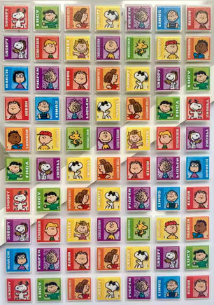 Peanuts Clear - Backed Mini Sticker Set - Names - snoopn4pnuts.com
