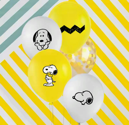 Peanuts Snoopy Latex Party Balloon - SINGLE (Air Fill/NOT Helium) - snoopn4pnuts.com