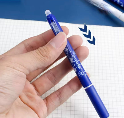 Peanuts Fine Point Retractable Ballpoint Pen With Erasable Ink (You Pick Color and We Pick Design) - snoopn4pnuts.com