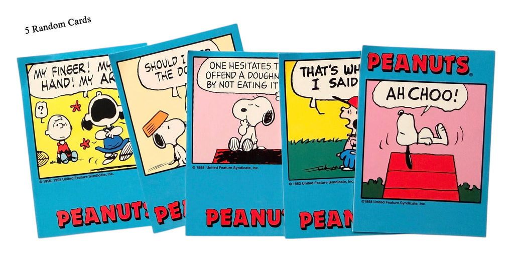 Peanuts Classics Trading Cards - Series 1  (Half Pack: 5 Random Cards)