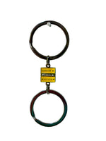 Charles Schulz Museum Double Ring Metal Key Chain