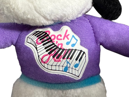 Snoopy Vintage Plush Bean Bag Doll - Rock 'n Roll - snoopn4pnuts.com