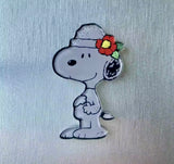 Snoopy Acrylic Magnet - Floral Headband