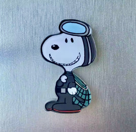 Snoopy Acrylic Magnet - Scuba Diver - snoopn4pnuts.com