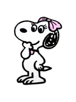 Belle Patch With Metallic Pink Accents