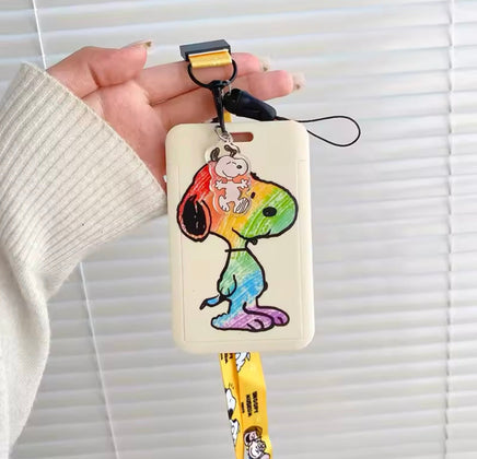 Snoopy Photo ID Case With Removable Lanyard - Great For Teachers, Students, Business and Medical Personnel, Etc. - snoopn4pnuts.com