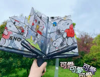 Snoopy Full - Size Clear (Transparent) Vinyl Umbrella - Manual Style - snoopn4pnuts.com